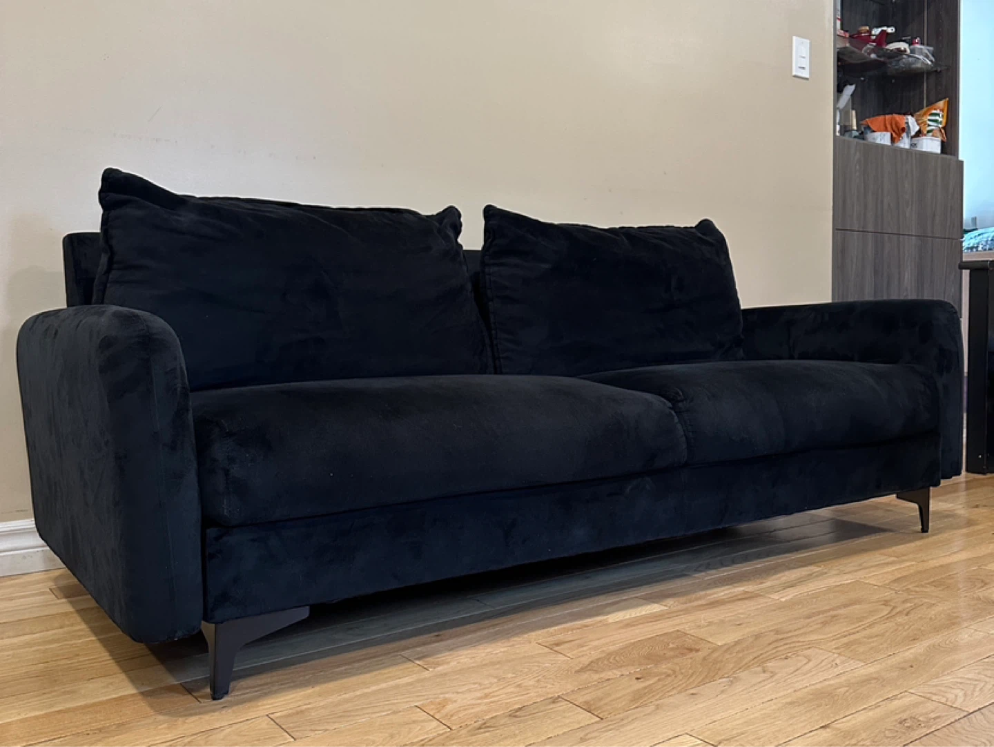 Modern MCM Style Velvet Sofa (CAN DELIVER) - photo 5