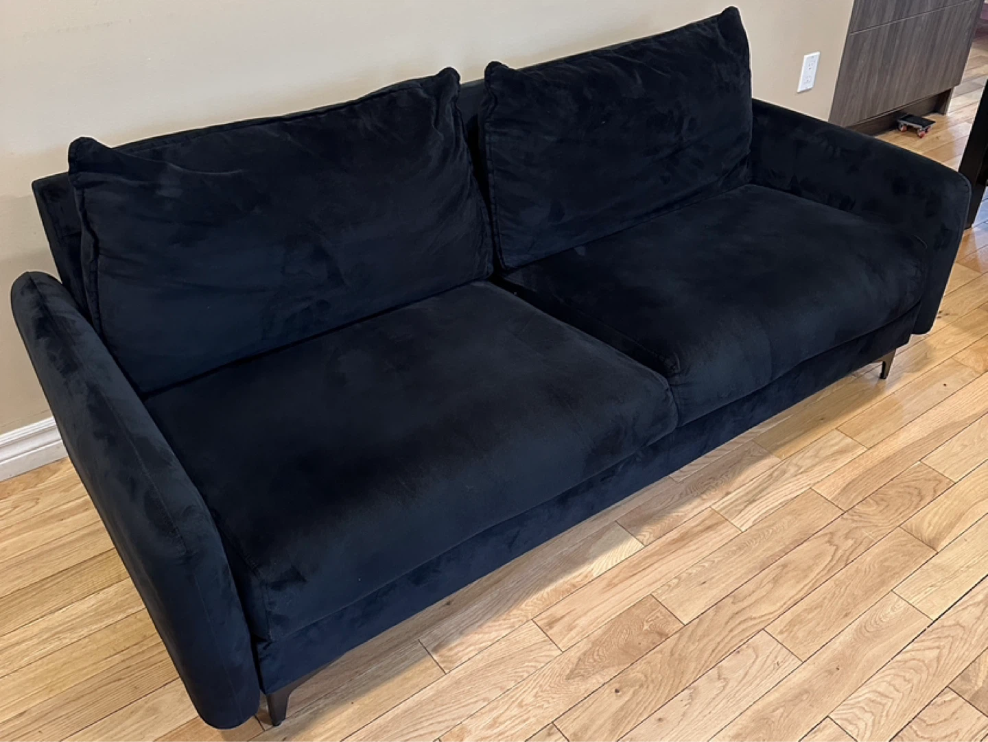 Modern MCM Style Velvet Sofa (CAN DELIVER) - photo 3