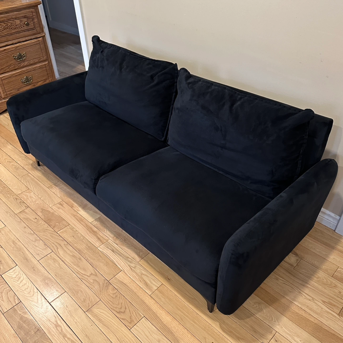 Modern MCM Style Velvet Sofa (CAN DELIVER) - photo 2