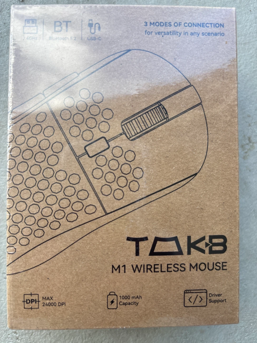 TOKB M1 Wireless Mouse - Matte White