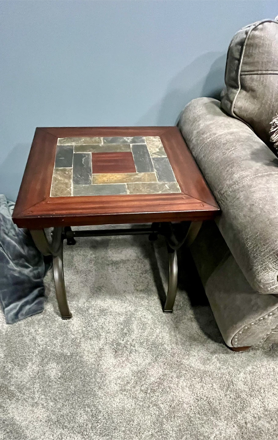 Lift Top Coffee Table with Slate Inlay - photo 2