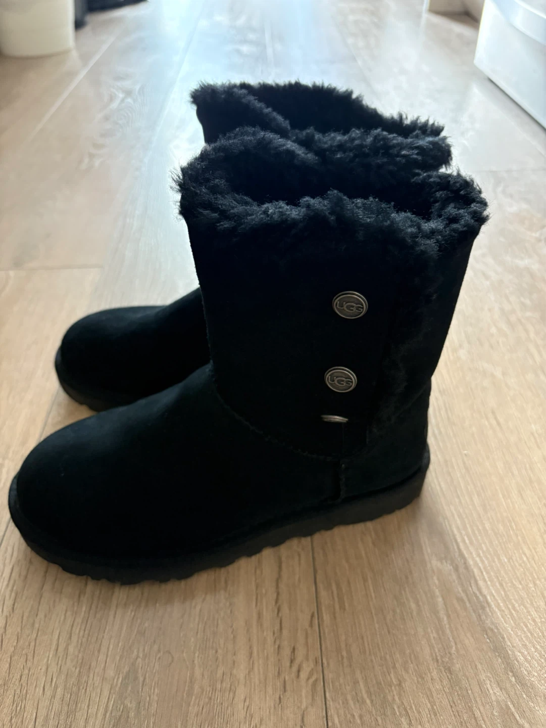 UGG Bailey Button Boots - Black