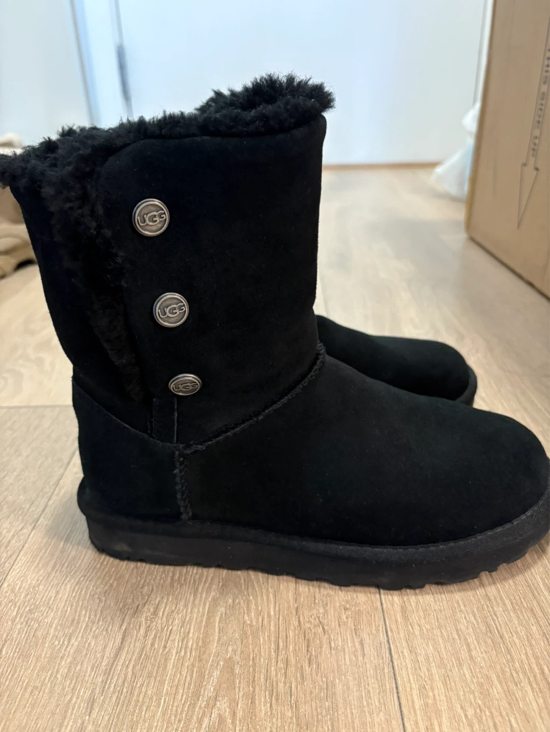 UGG Bailey Button Boots - Black - photo 2
