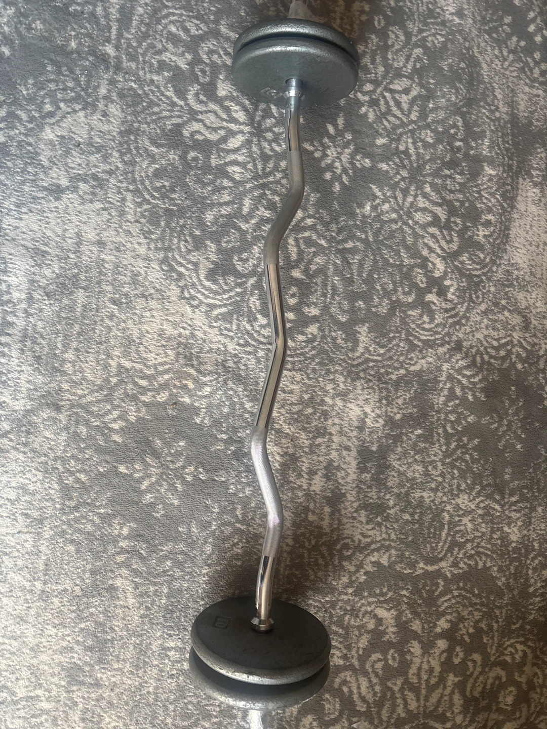 Curved Barbell with Weights - photo 2