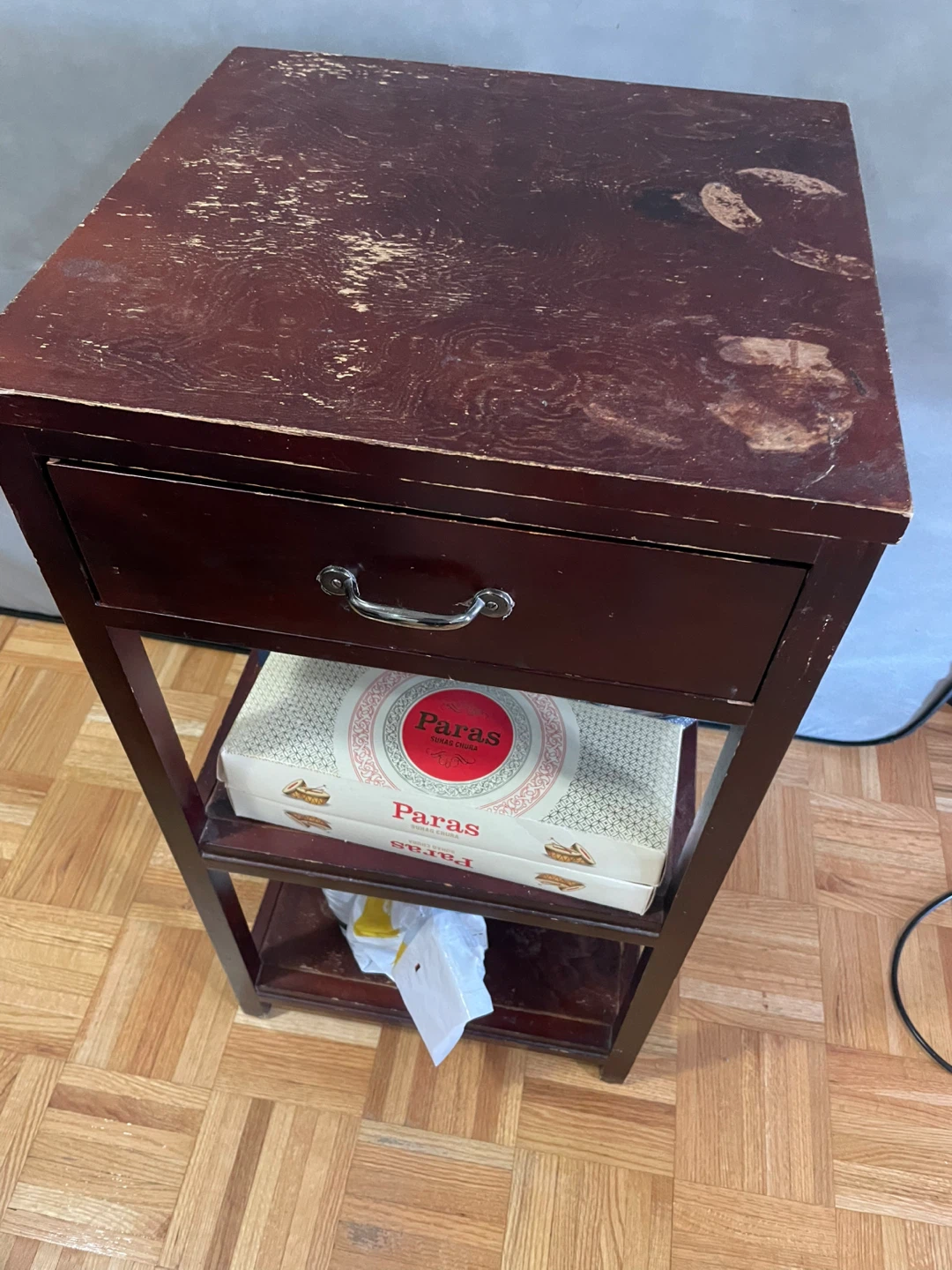 Wooden stand with Drawer and Shelf