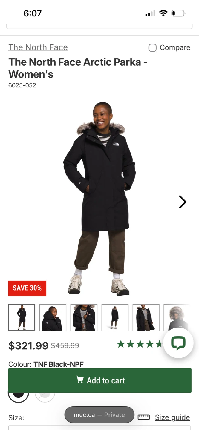 The North Face Black Parka - Women's Size S - photo 4