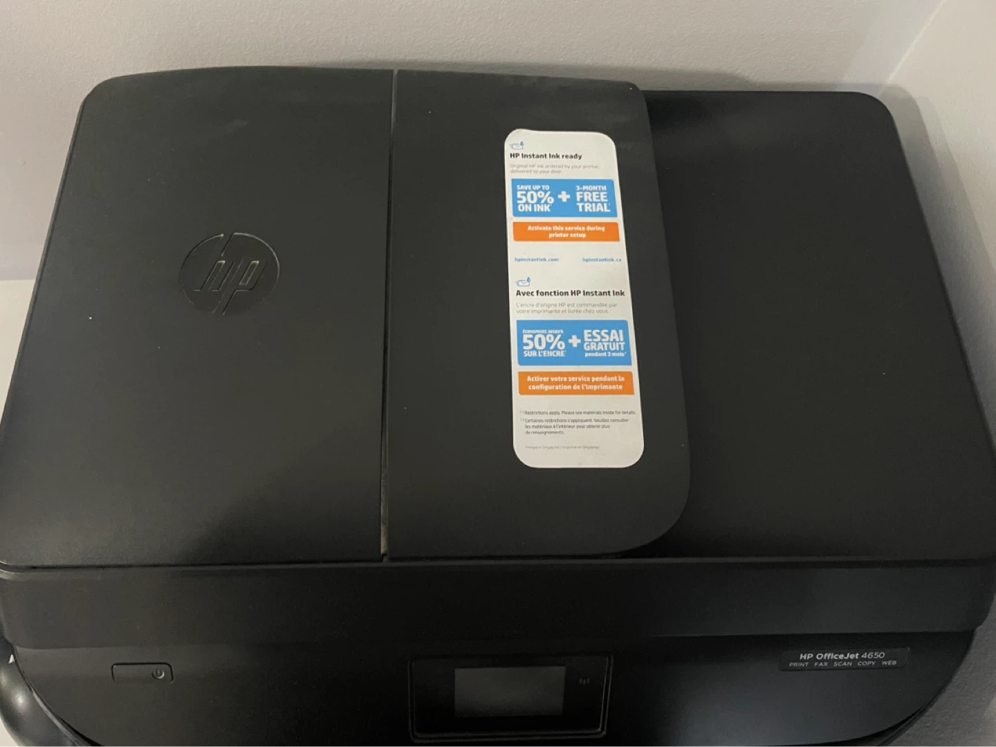 HP OfficeJet 4650 All-in-One Printer - photo 3