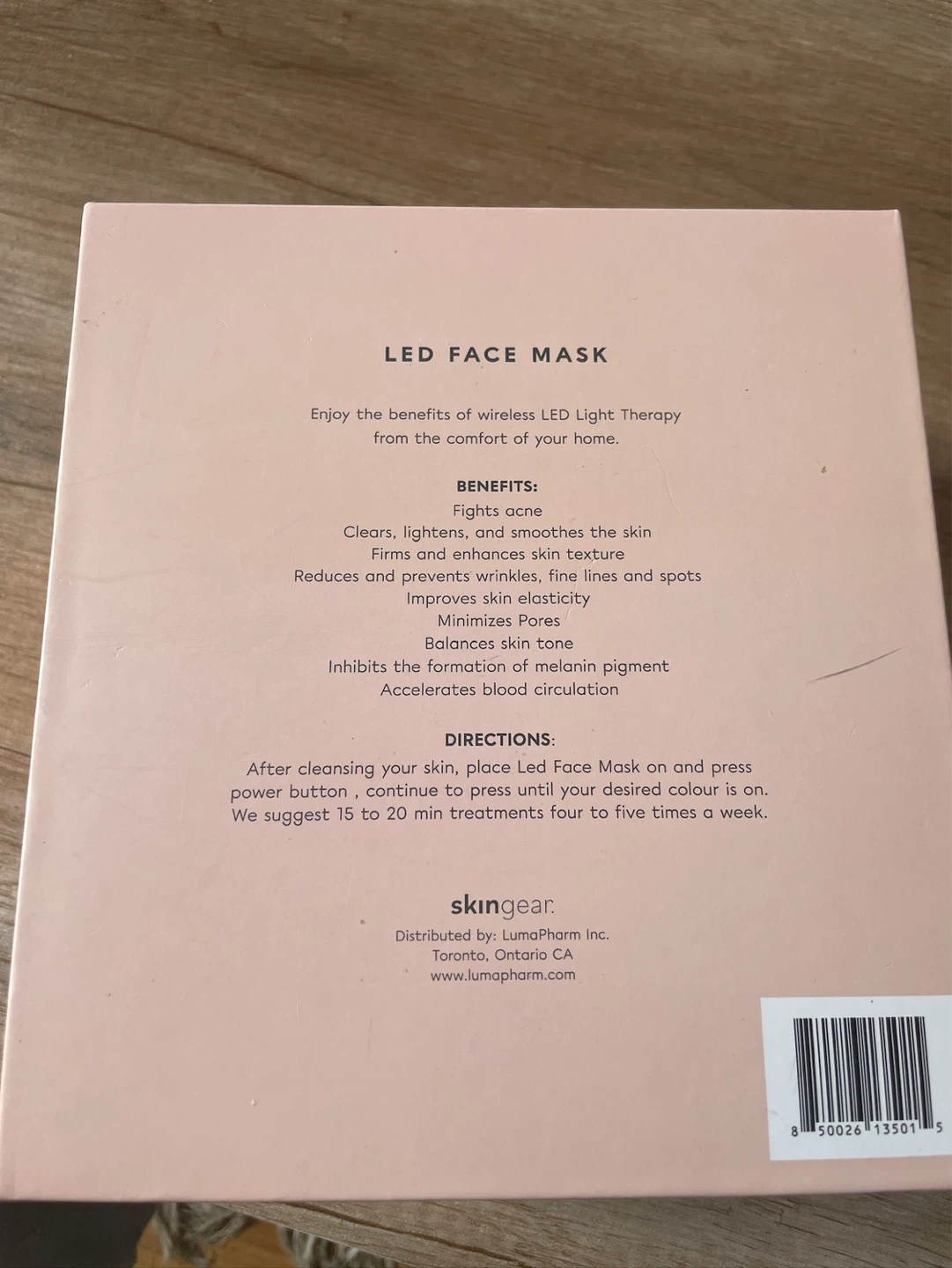 skingear LED Face Mask - photo 4