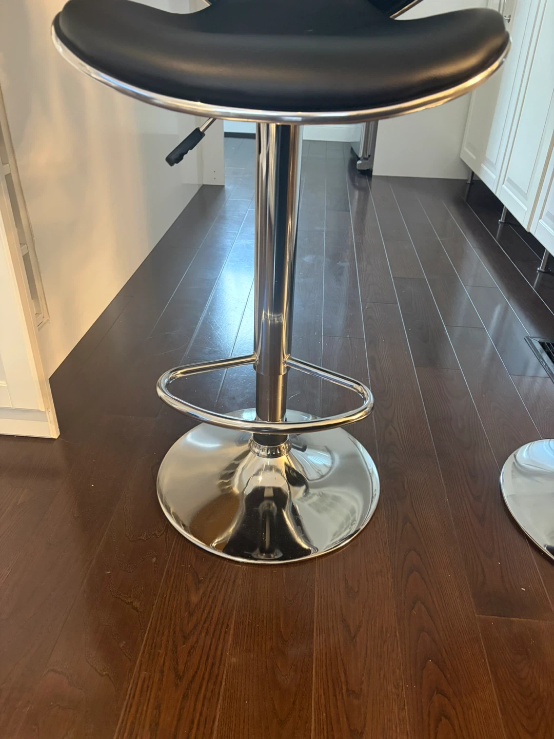 Set of 2 Black Bar Stools from Sunpan - photo 2