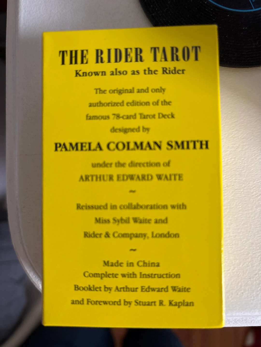 The Rider Tarot Deck never used or opened, but not sealed - photo 2