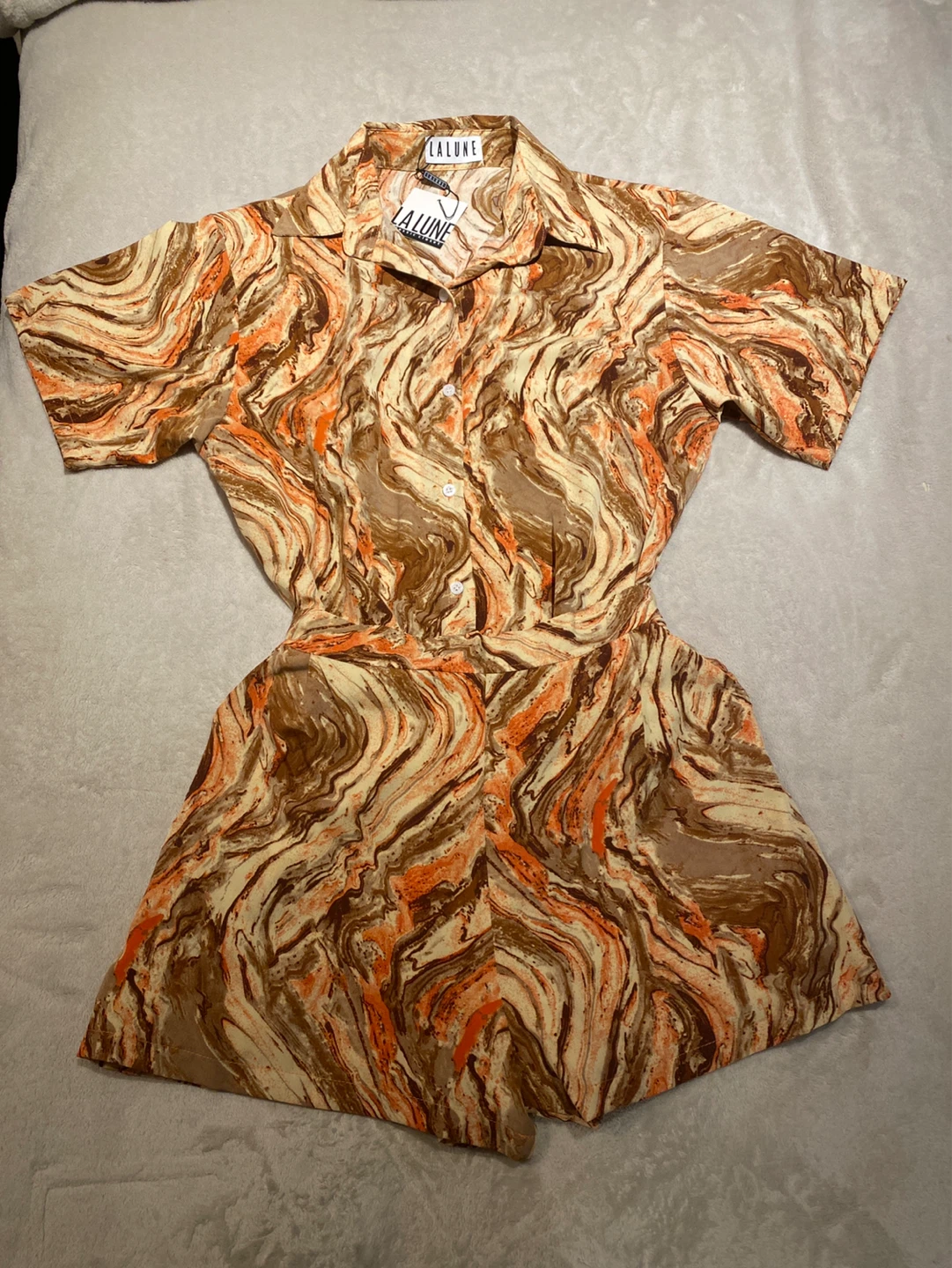 La Lune Women's Floral Print Shirt and Shorts Set - photo 2