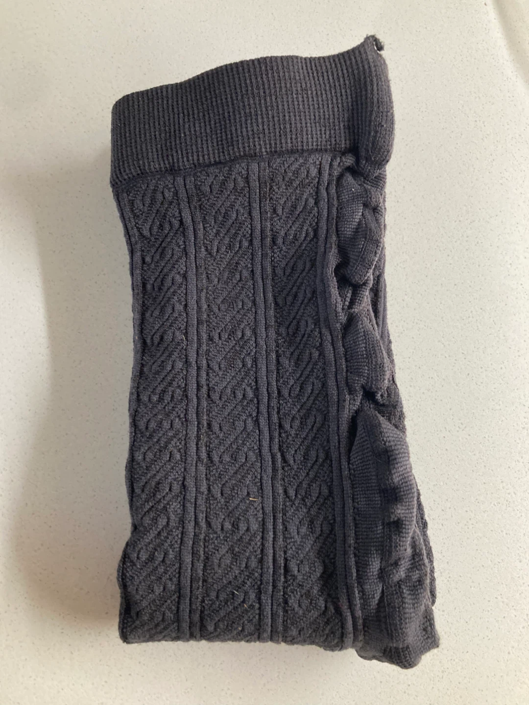 NEW Charcoal Grey Cable Knit Tights - photo 5