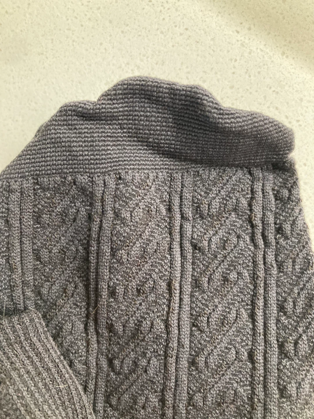 NEW Charcoal Grey Cable Knit Tights - photo 2
