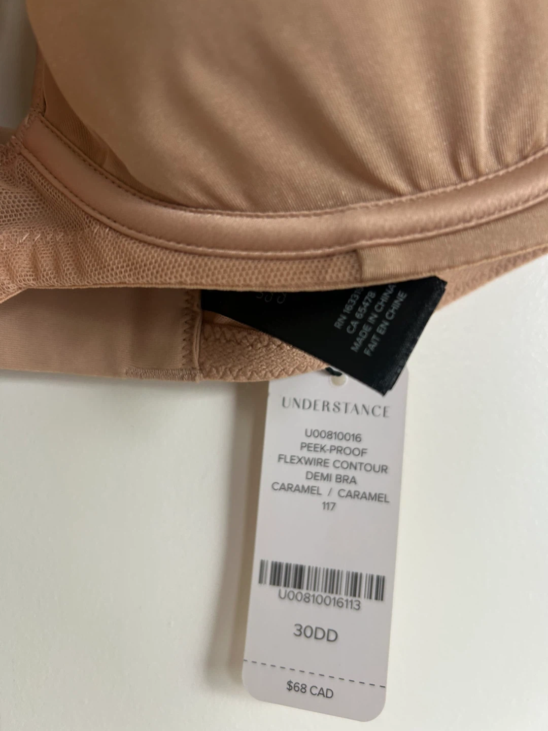 UNDERSTANCE Peek-Proof Flexwire Contour Demi Bra 30DD - photo 2