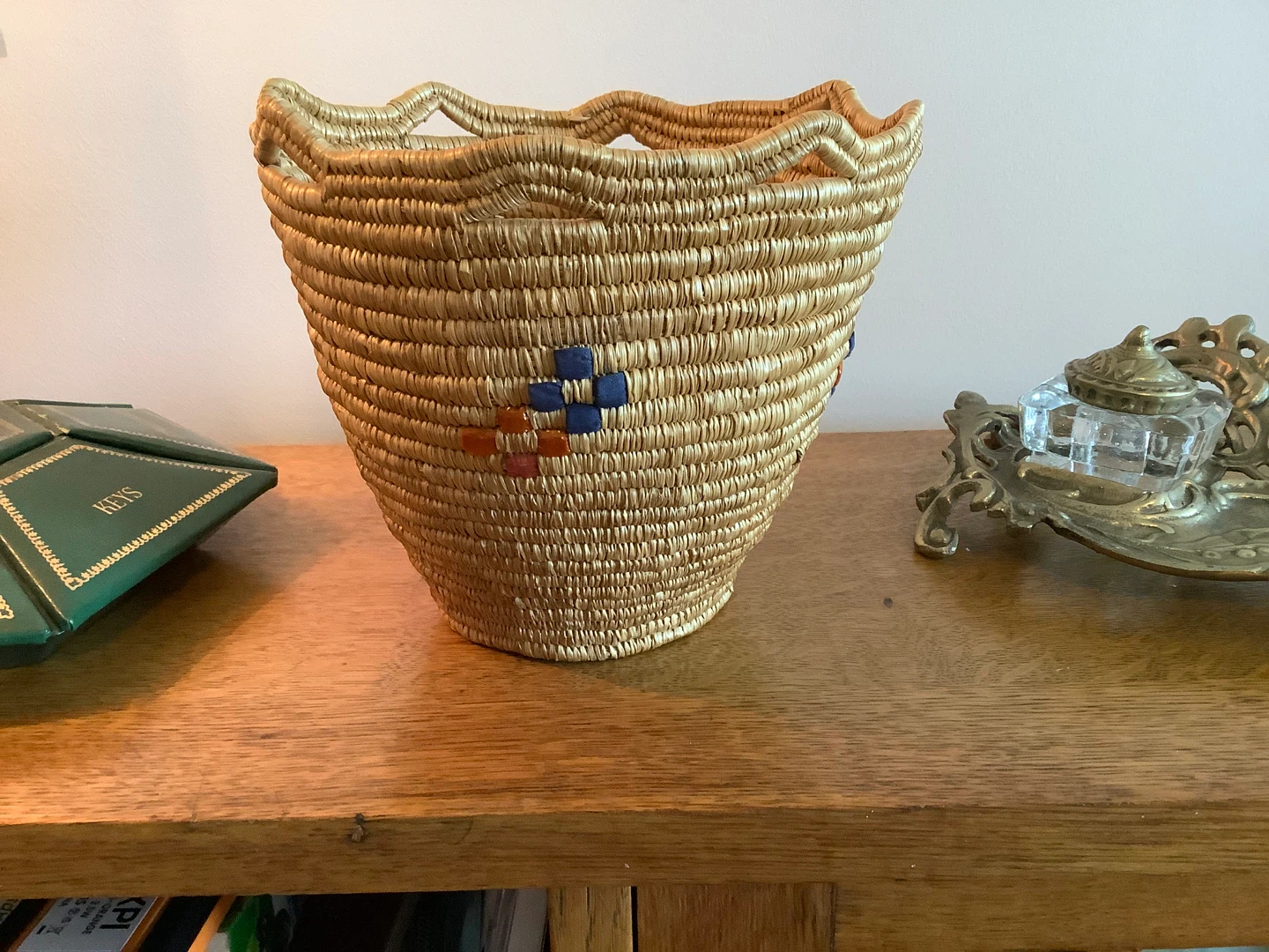 Inuit Hand Woven Grass Basket 🐞 - photo 5