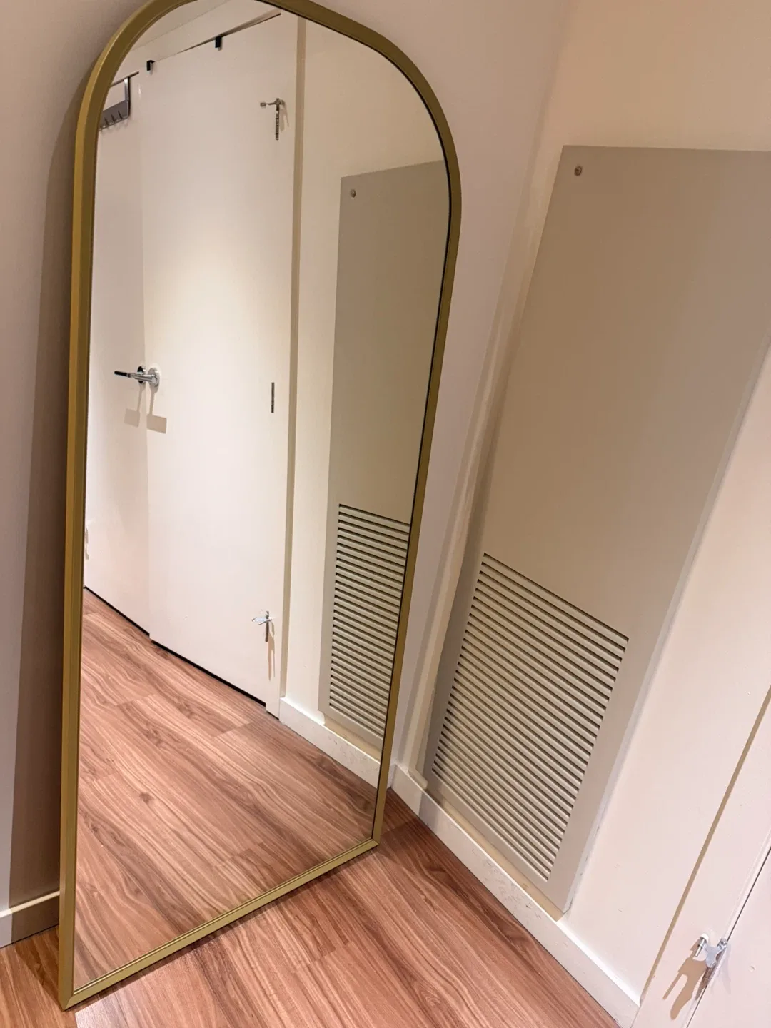IKEA Gold Metal Arch Mirror - photo 2