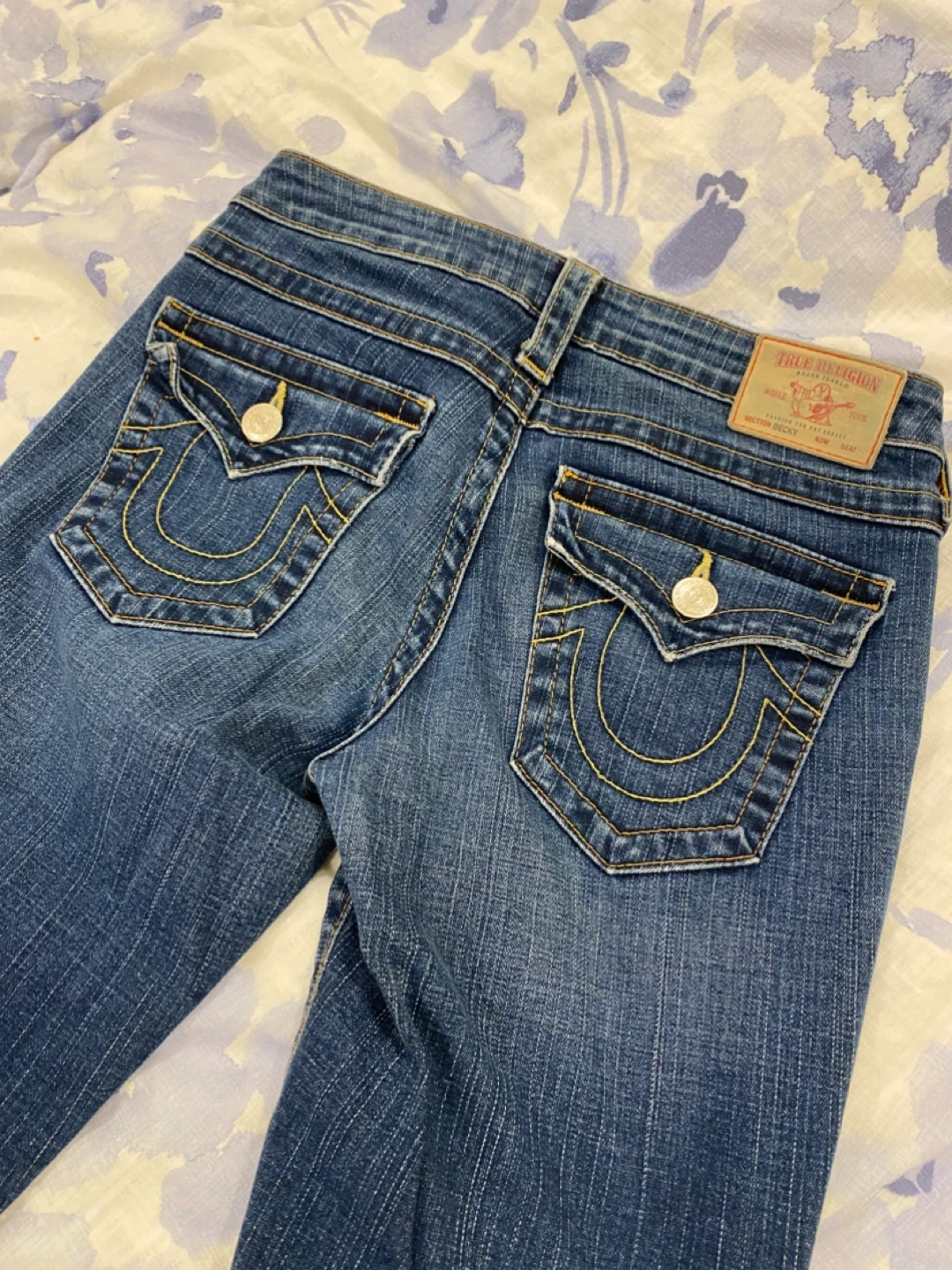 True Religion Brand Jeans Women's Size 28 Flare Blue Denim - photo 4