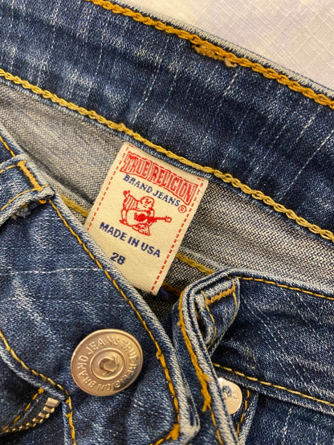 True Religion Brand Jeans Women's Size 28 Flare Blue Denim - photo 3