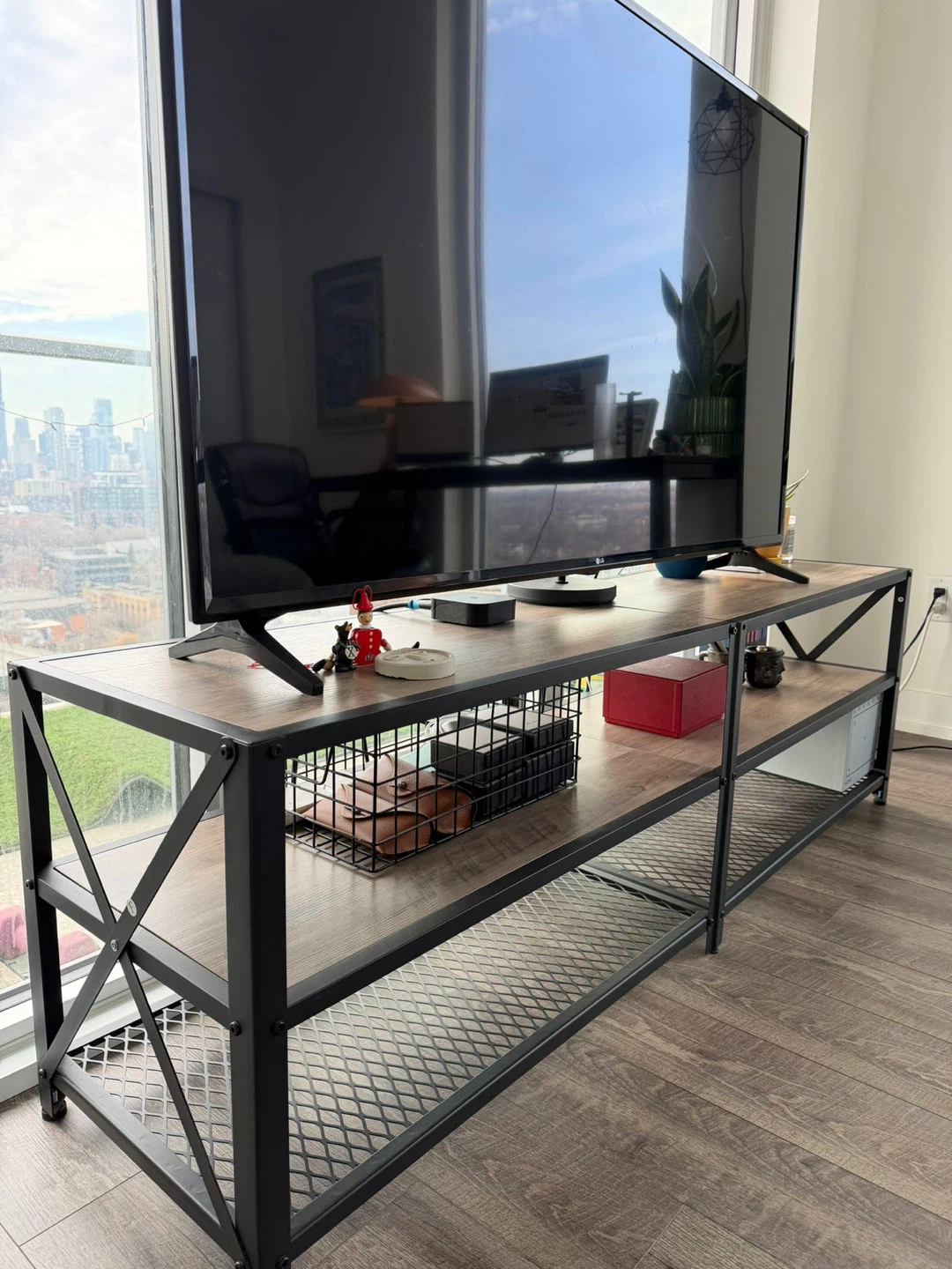 Rustic TV Stand - 63" Wide - Pick Up Only