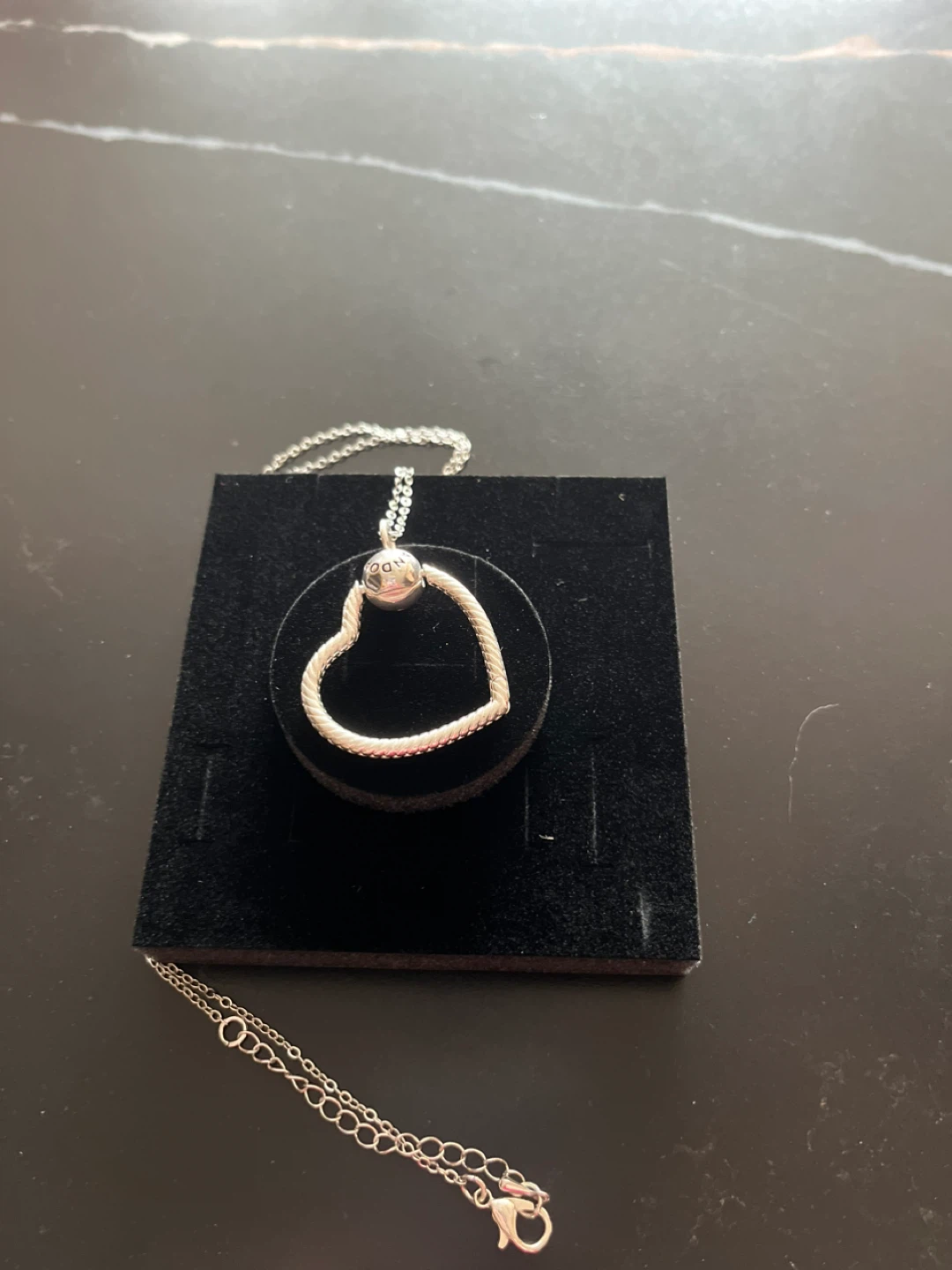 Pandora Sterling Silver Heart Necklace - photo 2