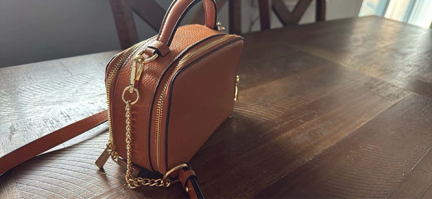 Brown Leather Crossbody Bag