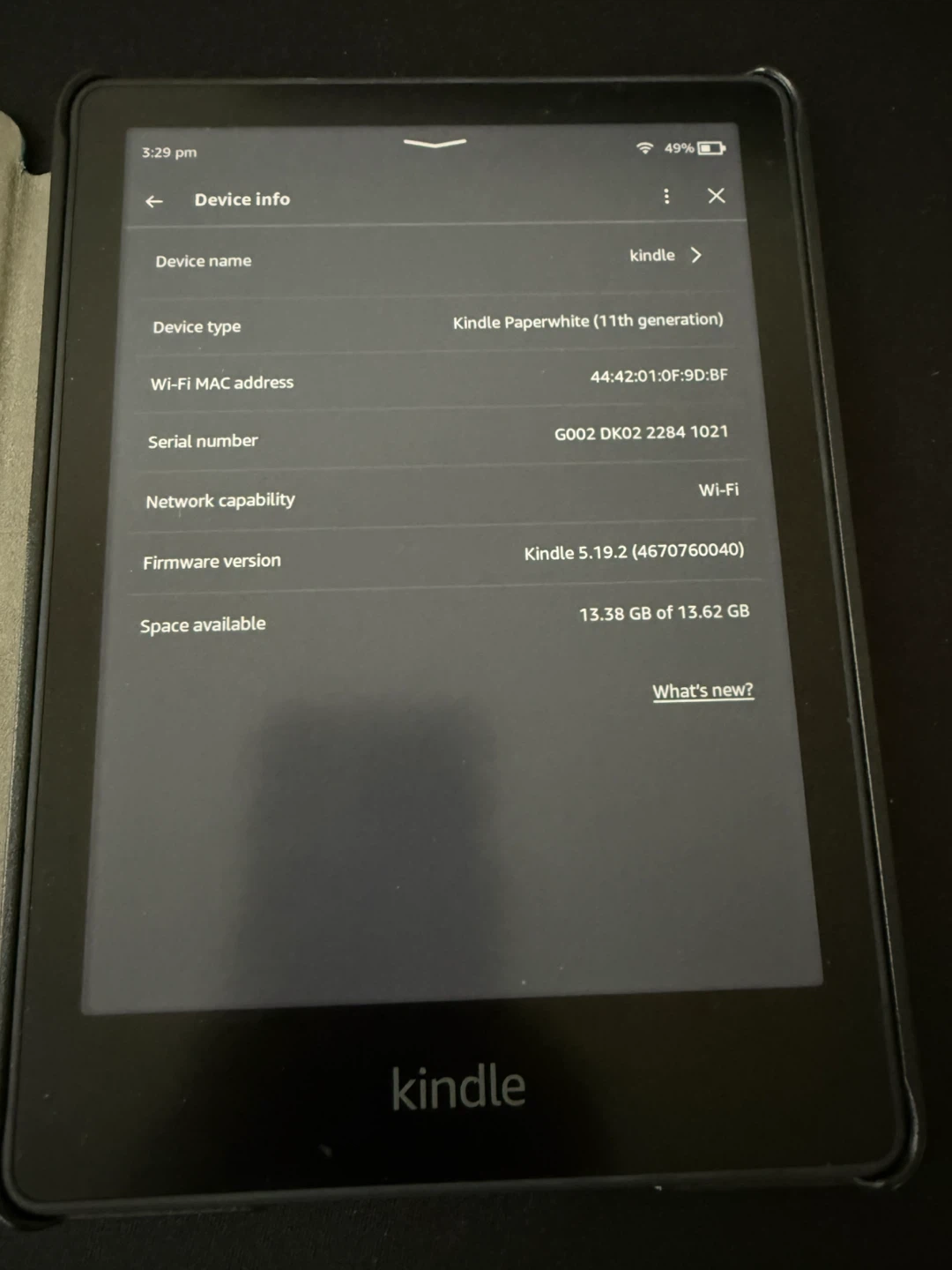 Kindle Paperwhite (11th Gen) E-reader