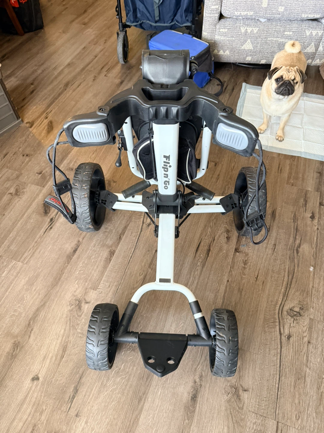 Axglo Flip 'n Go 3-Wheel Golf Push Cart - photo 5