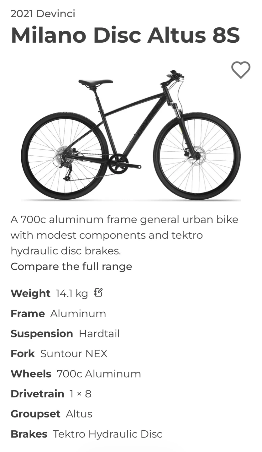 2021 Devinci Milano Disc Altus 8S - photo 2