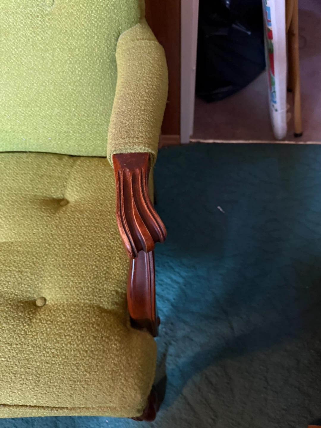 Vintage Green Armchair - photo 5
