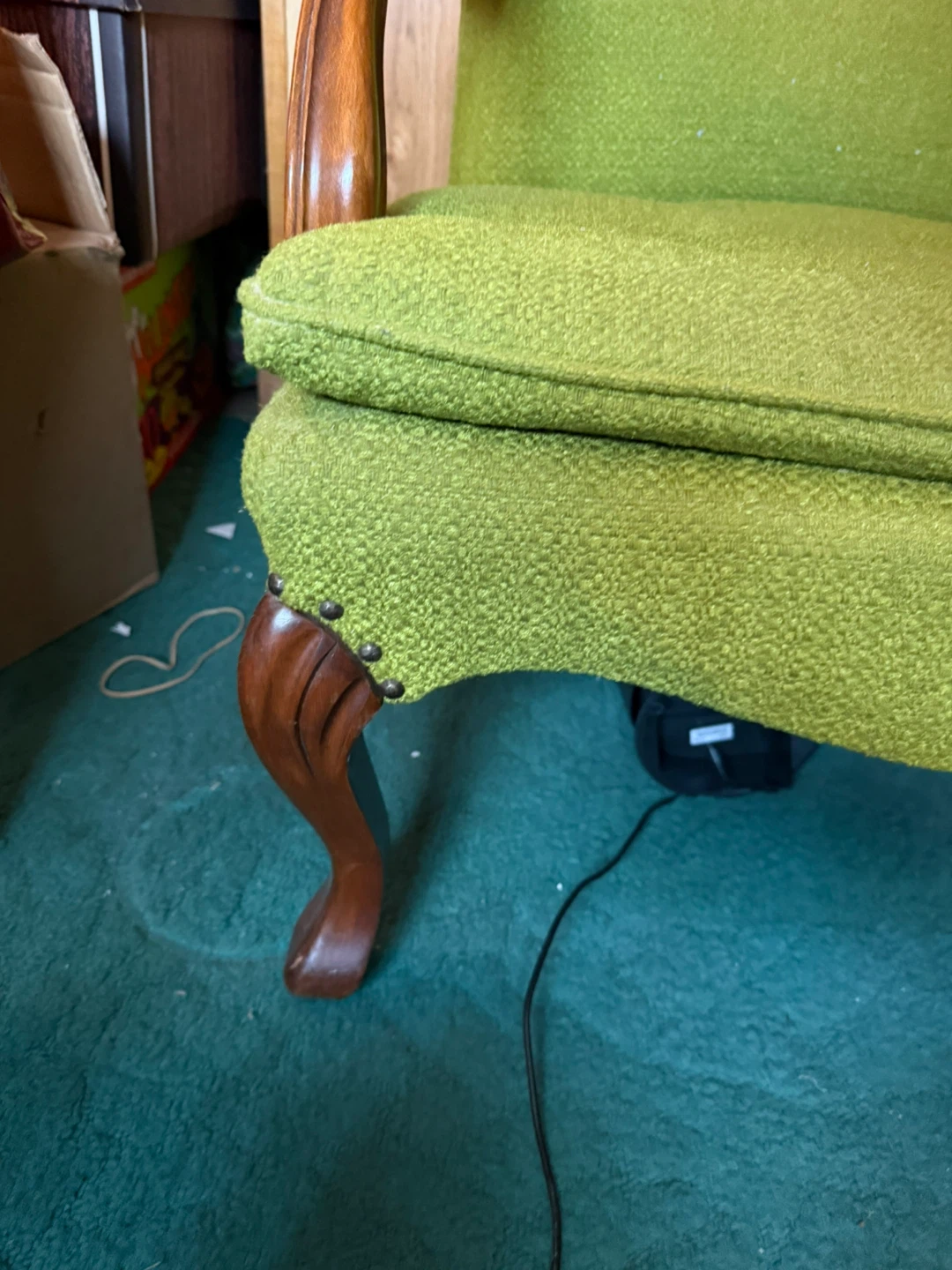 Vintage Green Armchair - photo 3