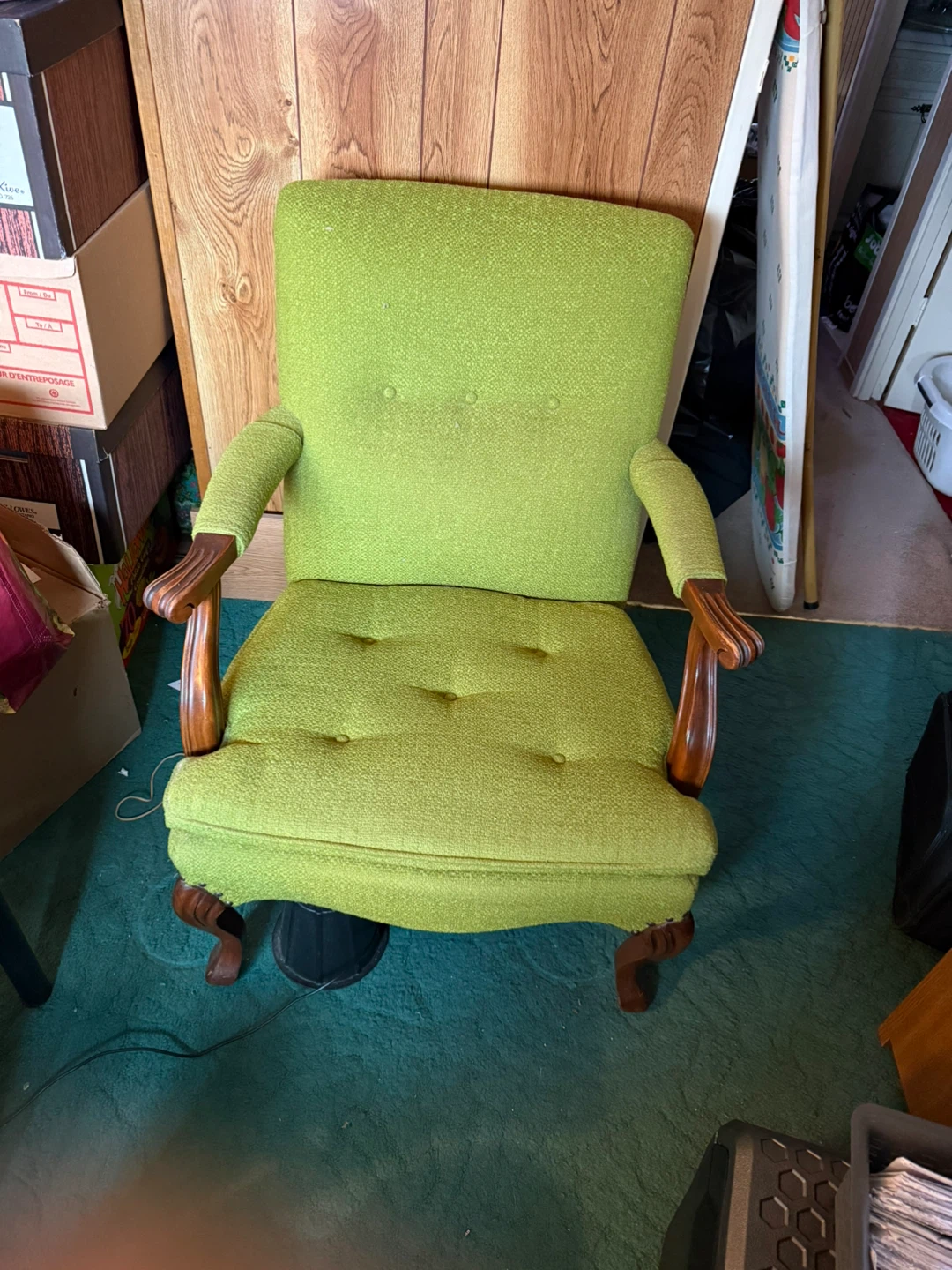 Vintage Green Armchair