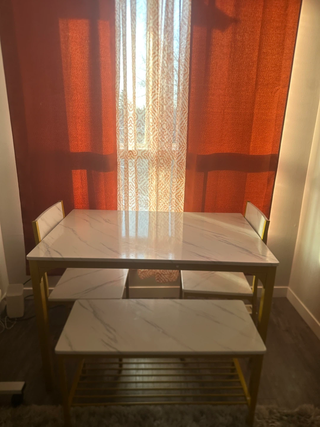 Marble Top Dining Table