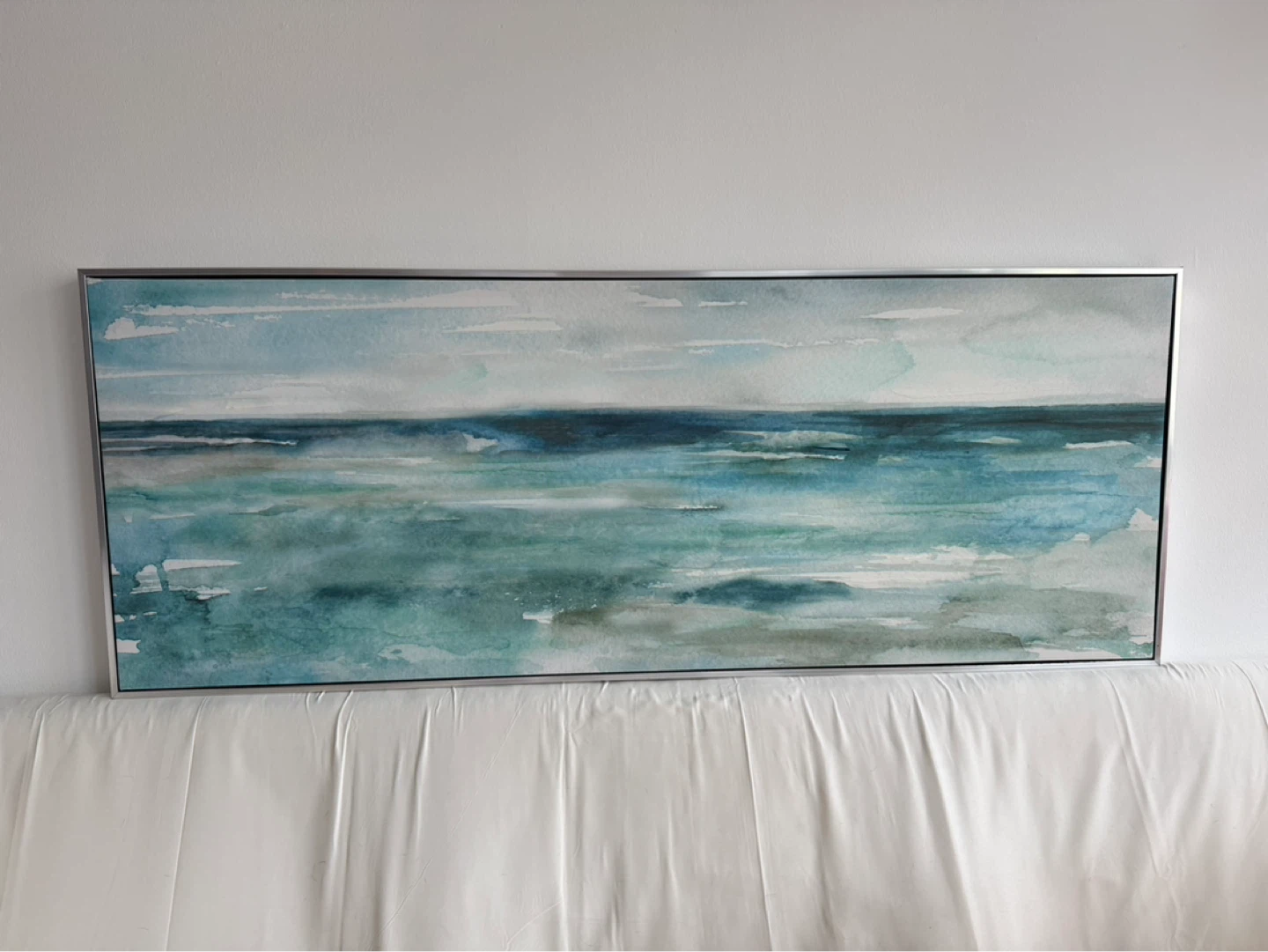 Framed Watercolor Ocean Wall Art - photo 2