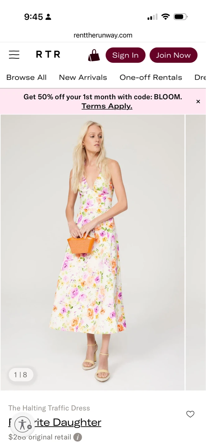 BRAND NEW Favorite Daughter The Halting Traffic Dress size 4