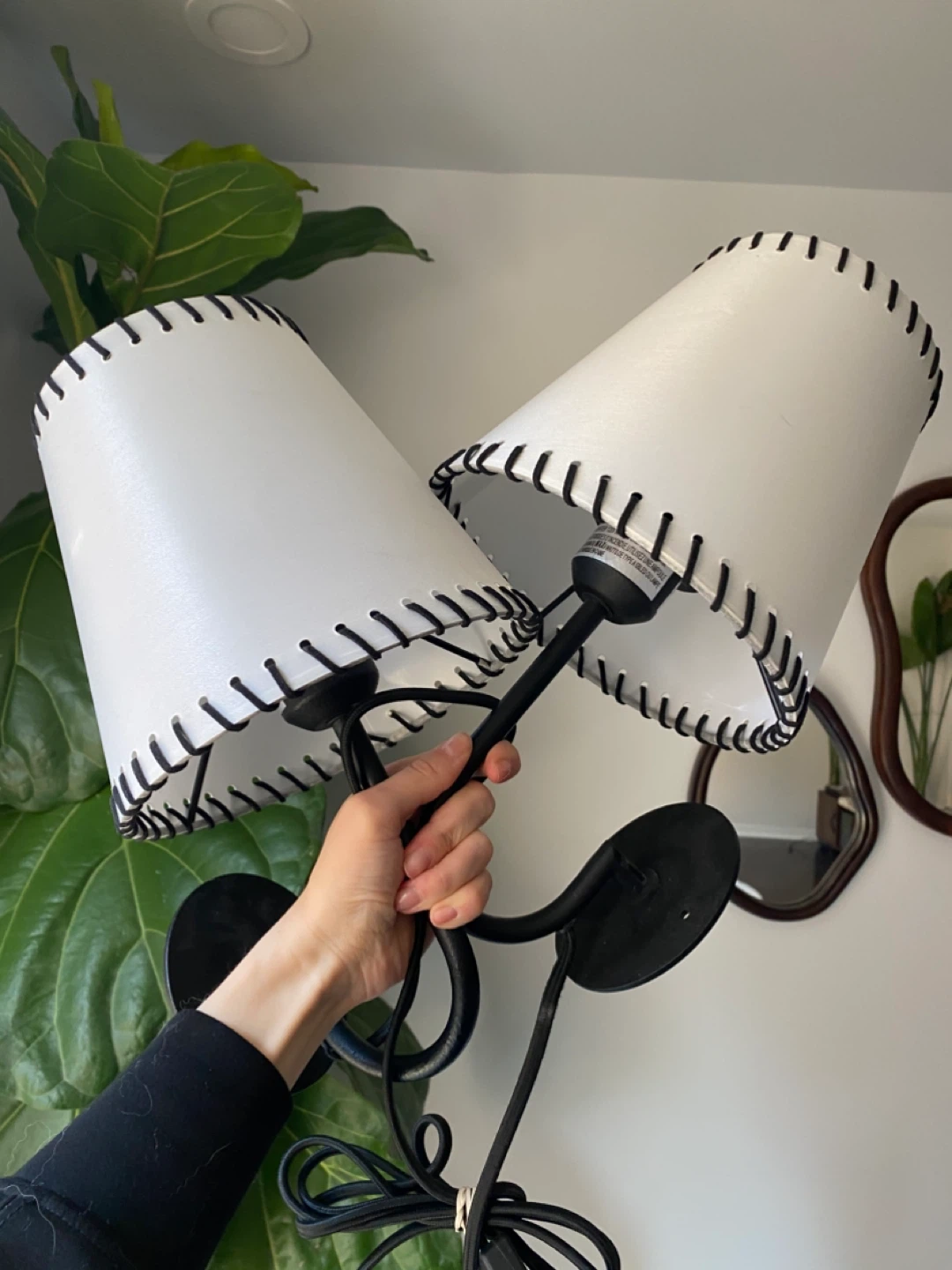 CB2 Lasso Leather Sconces - photo 3