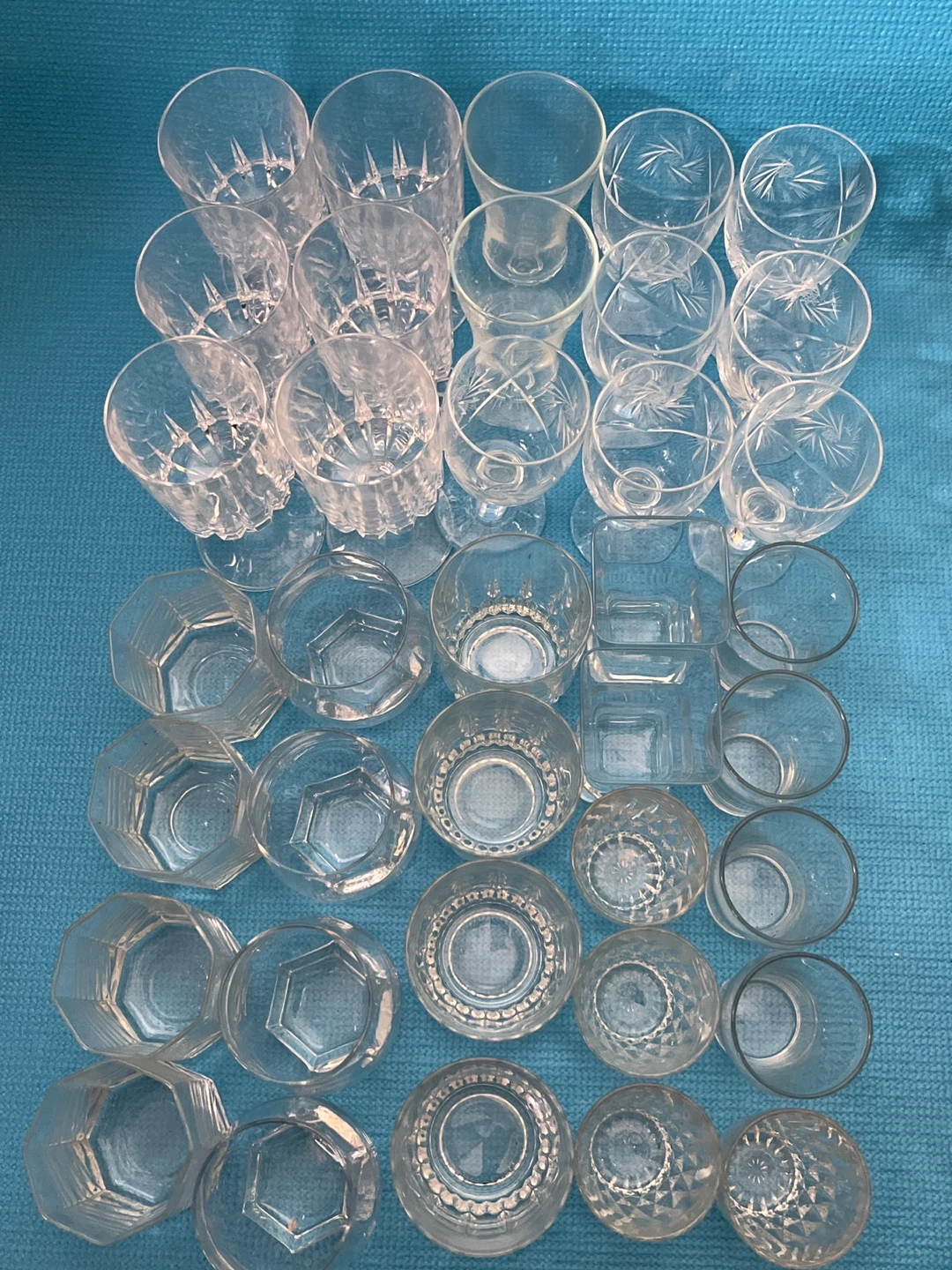 37-Piece Heavy Glassware Lot – Bulk Deal! ($10 for all)