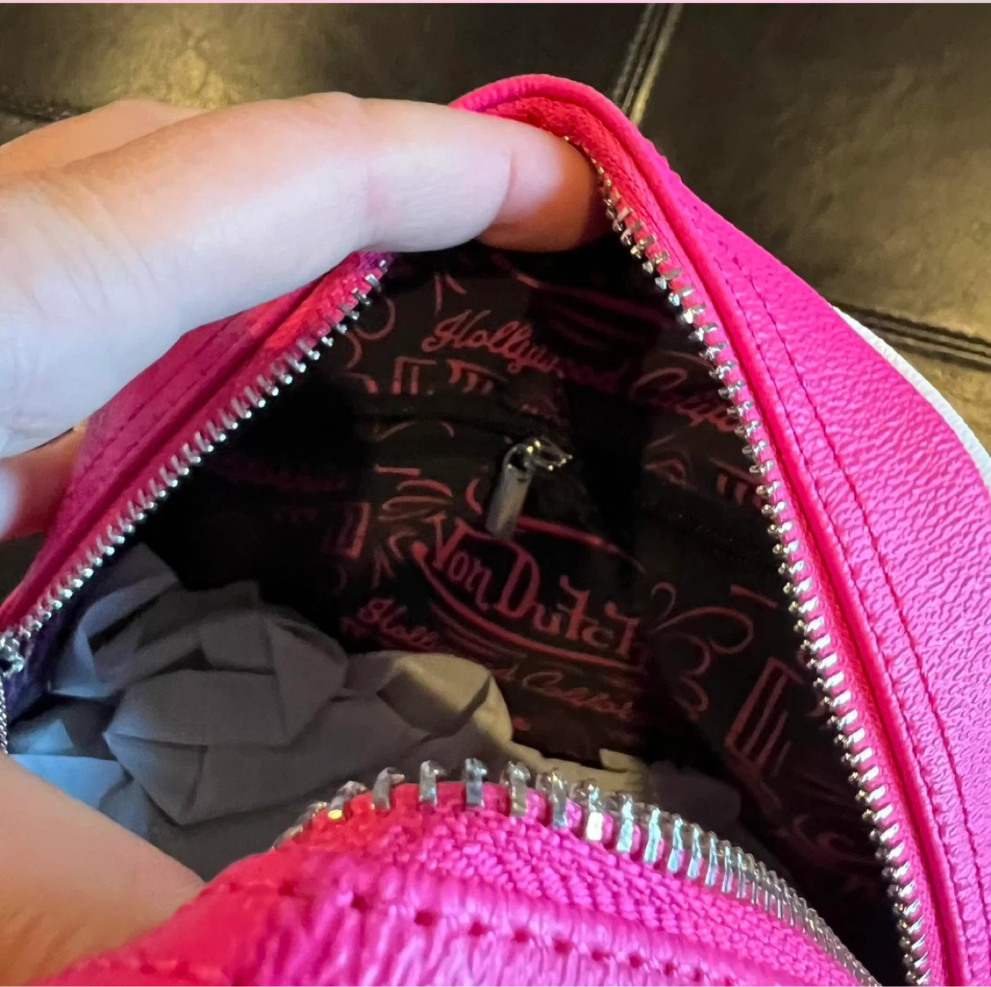Von Dutch Hot Pink One Size Mini Duffle Bag - photo 4