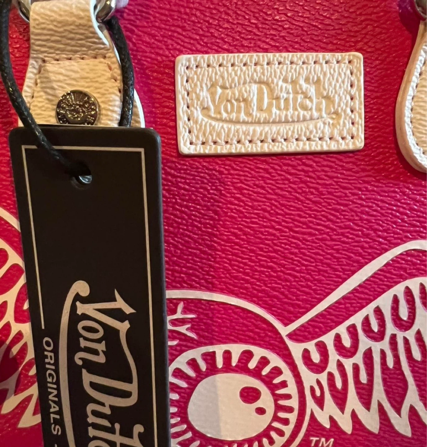 Von Dutch Hot Pink One Size Mini Duffle Bag - photo 3