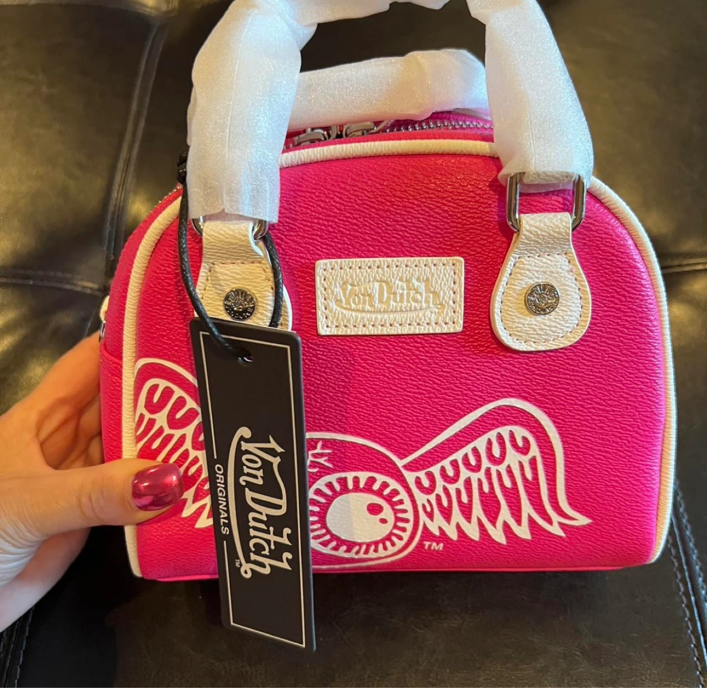 Von Dutch Hot Pink One Size Mini Duffle Bag - photo 2