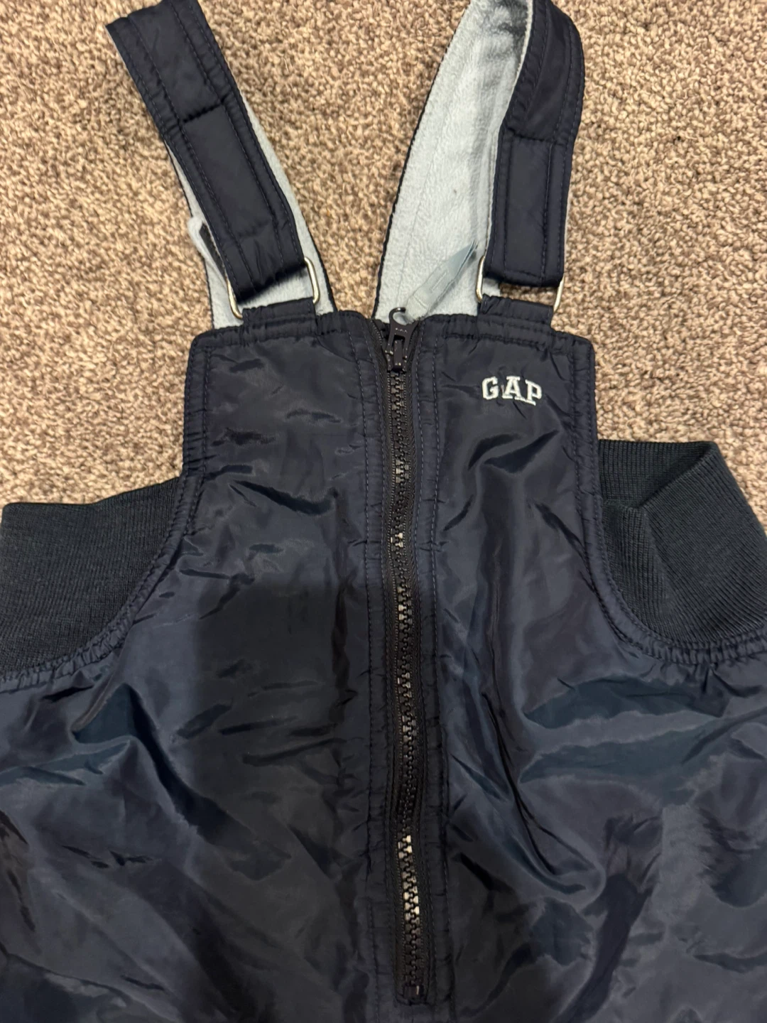Baby Gap Snow Bib Overalls Size 4XL/46 Navy Blue - photo 2
