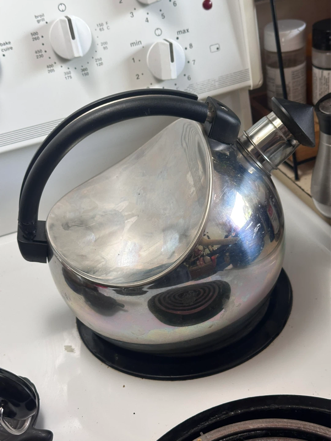 Vintage Carlo Gianni Ball Shape Kettle Made in Italy