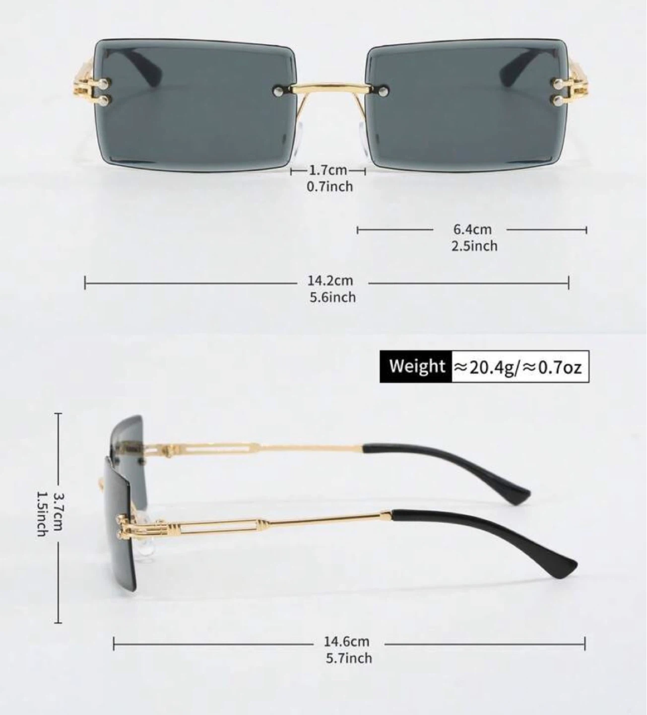 Men’s designer sunglasses - Gold Accents - photo 5