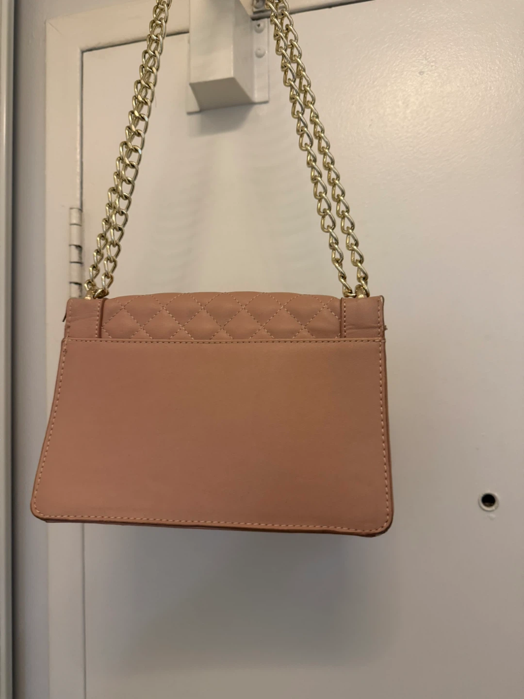 Guess Quilted Crossbody Bag - Blush Pink - photo 2