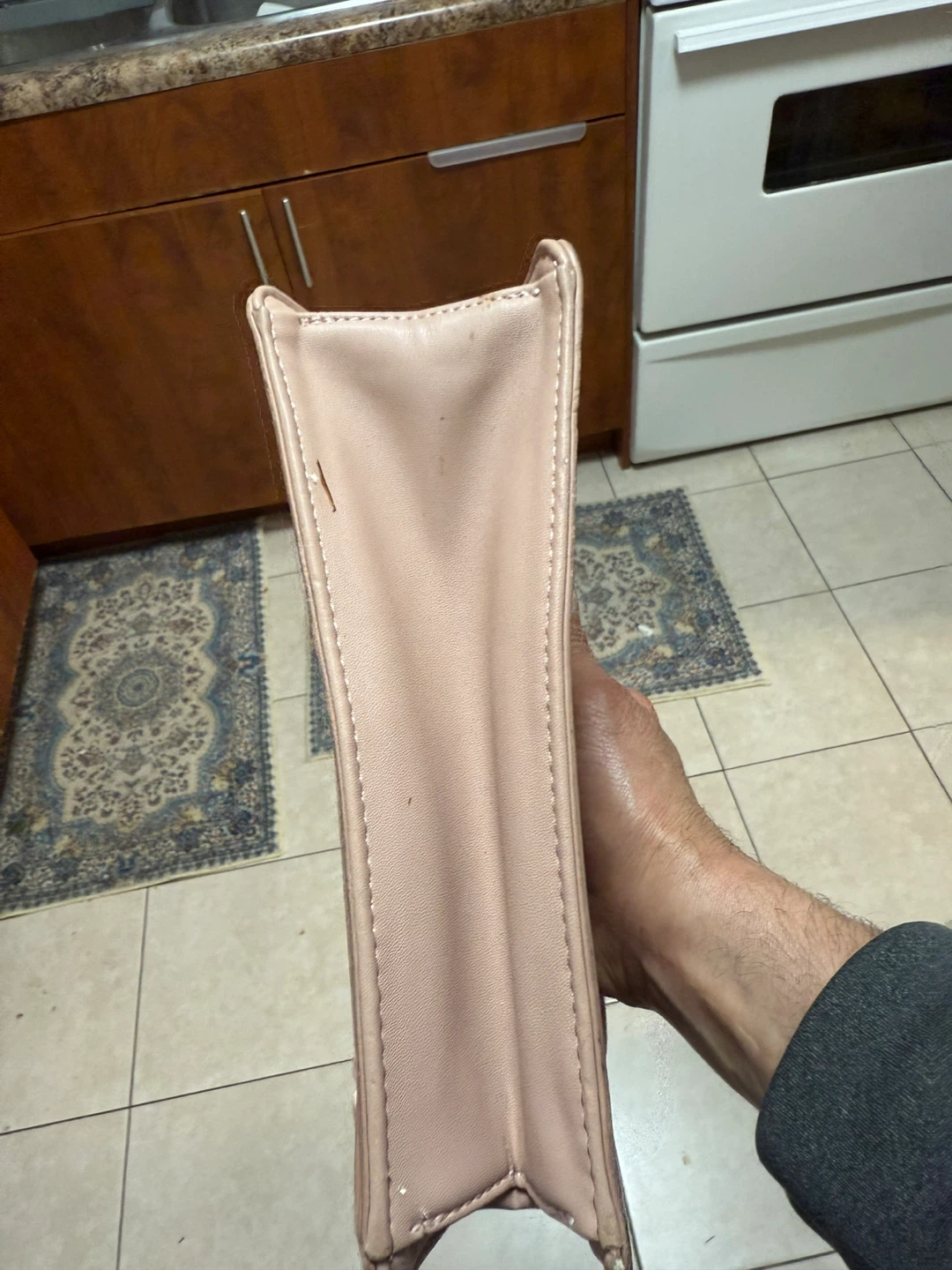 Guess Quilted Crossbody Bag - Blush Pink - photo 3