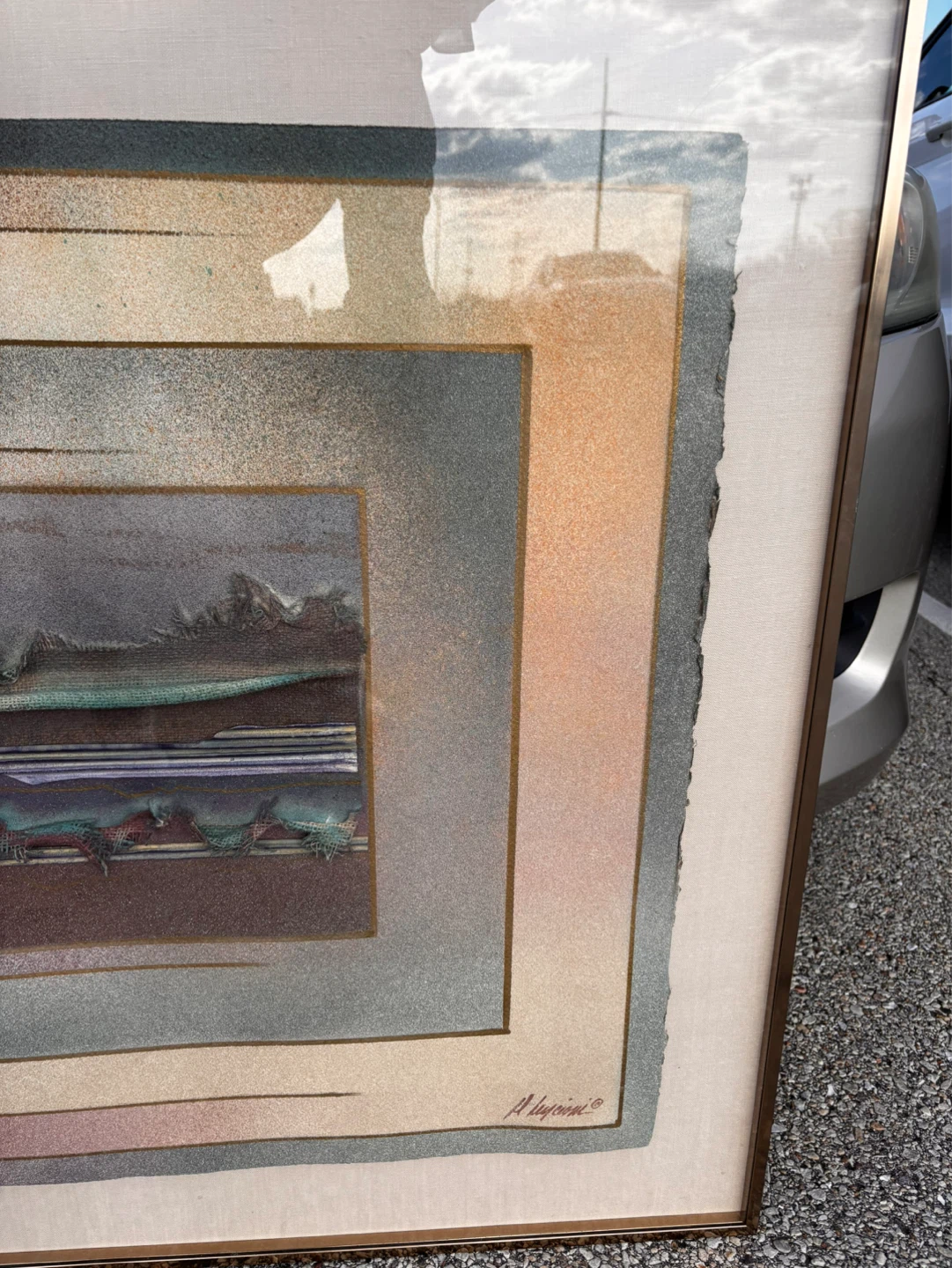 Framed Abstract Art Daniel Lencioni - photo 2