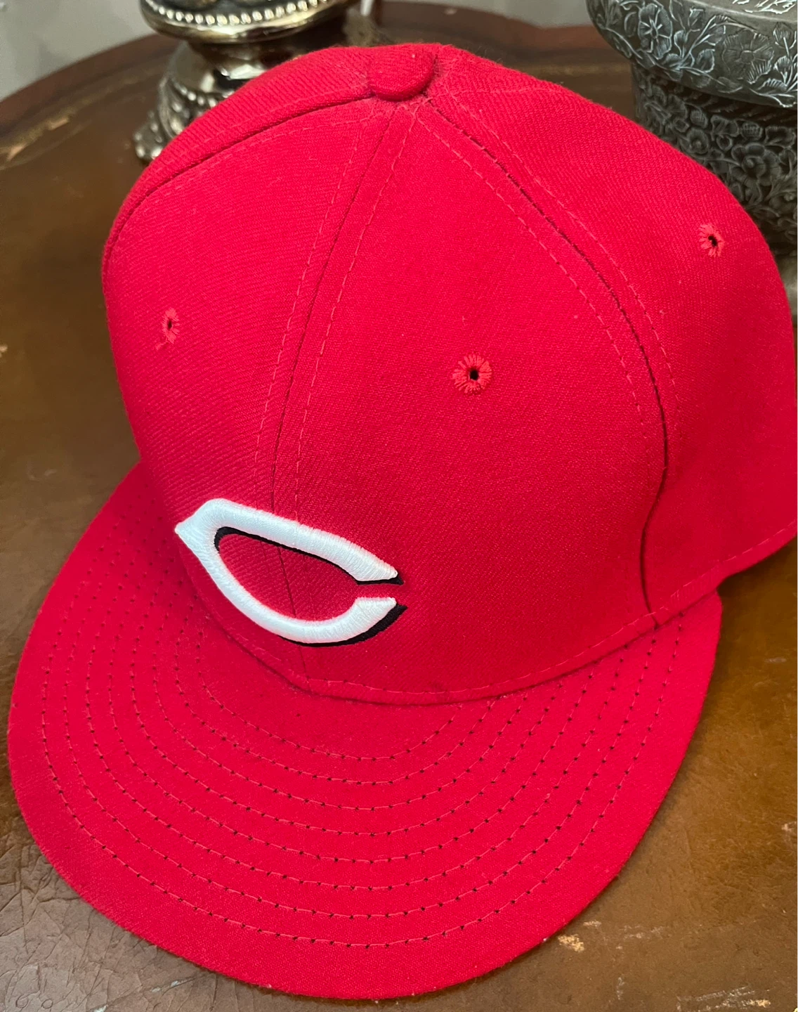New Era 59FIFTY Cincinnati Reds Fitted Hat Size 7 5/8