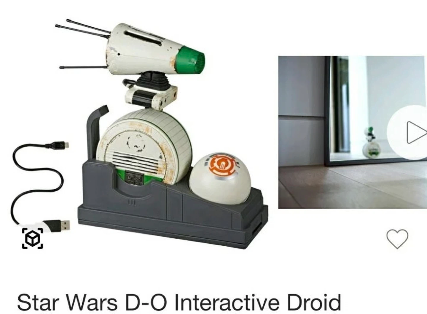 Star Wars D-O robot (read description)
