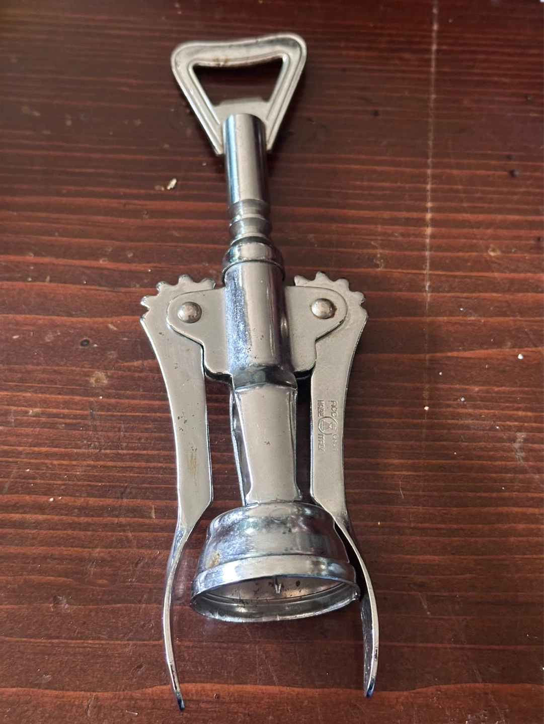 vintage acc cron winged corkscrew made in italy