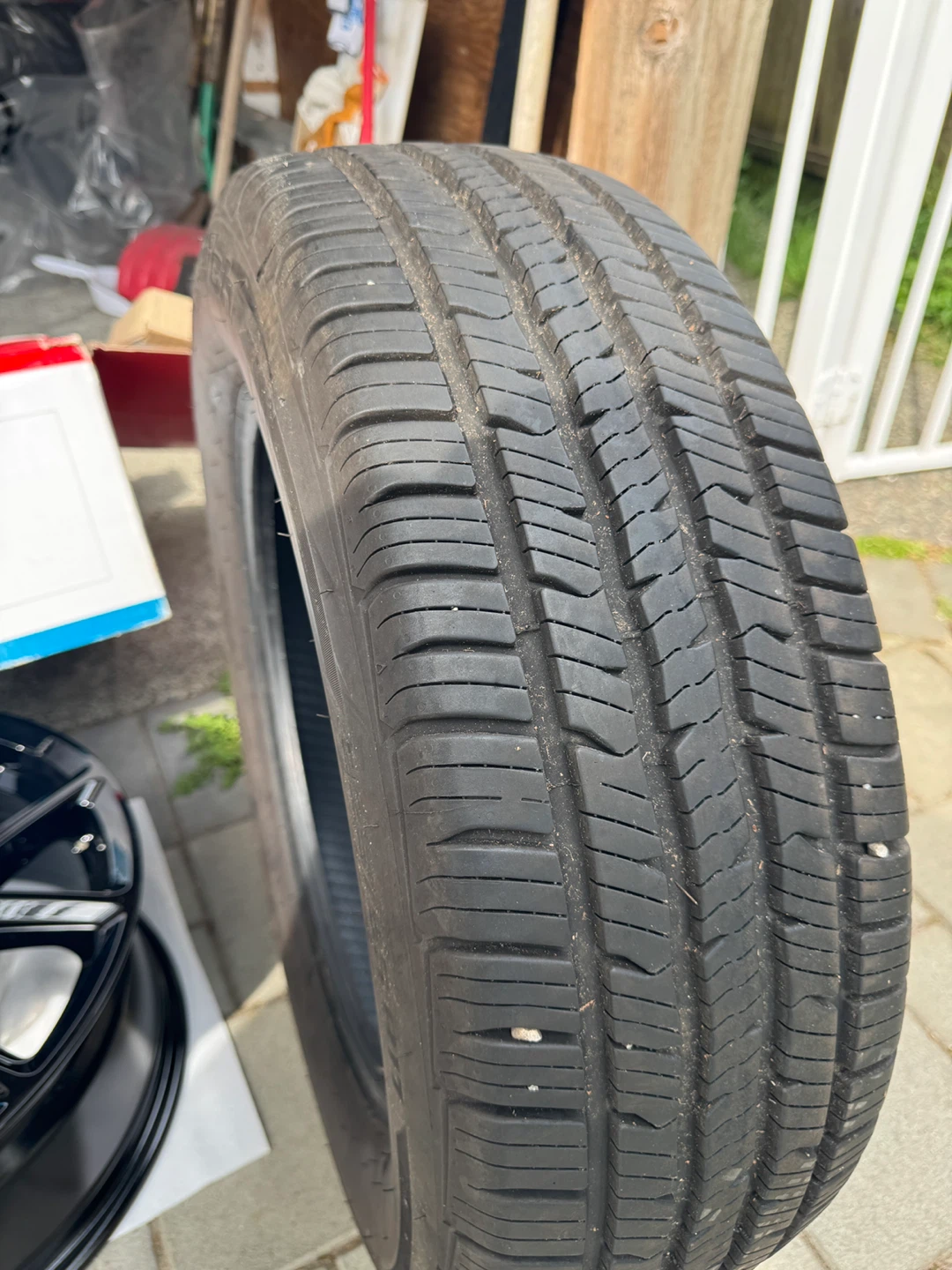 American Racing Black Alloy Wheel and Tire - photo 4