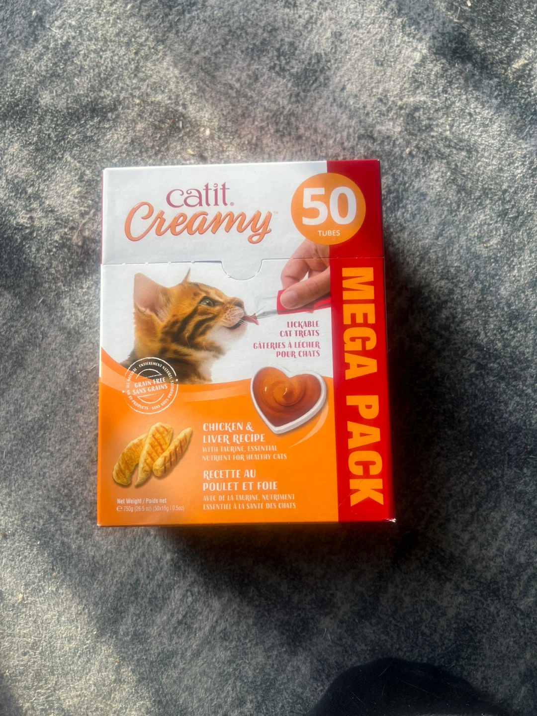 Catit Creamy Lickable Chicken - 50 Tubes